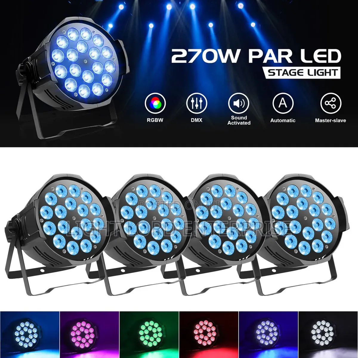 Color Rotation Par Led Light 18eye