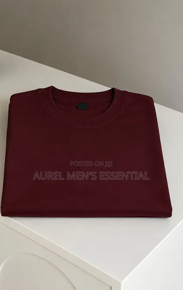 Premium Men’s Plain Round Neck T-Shirt