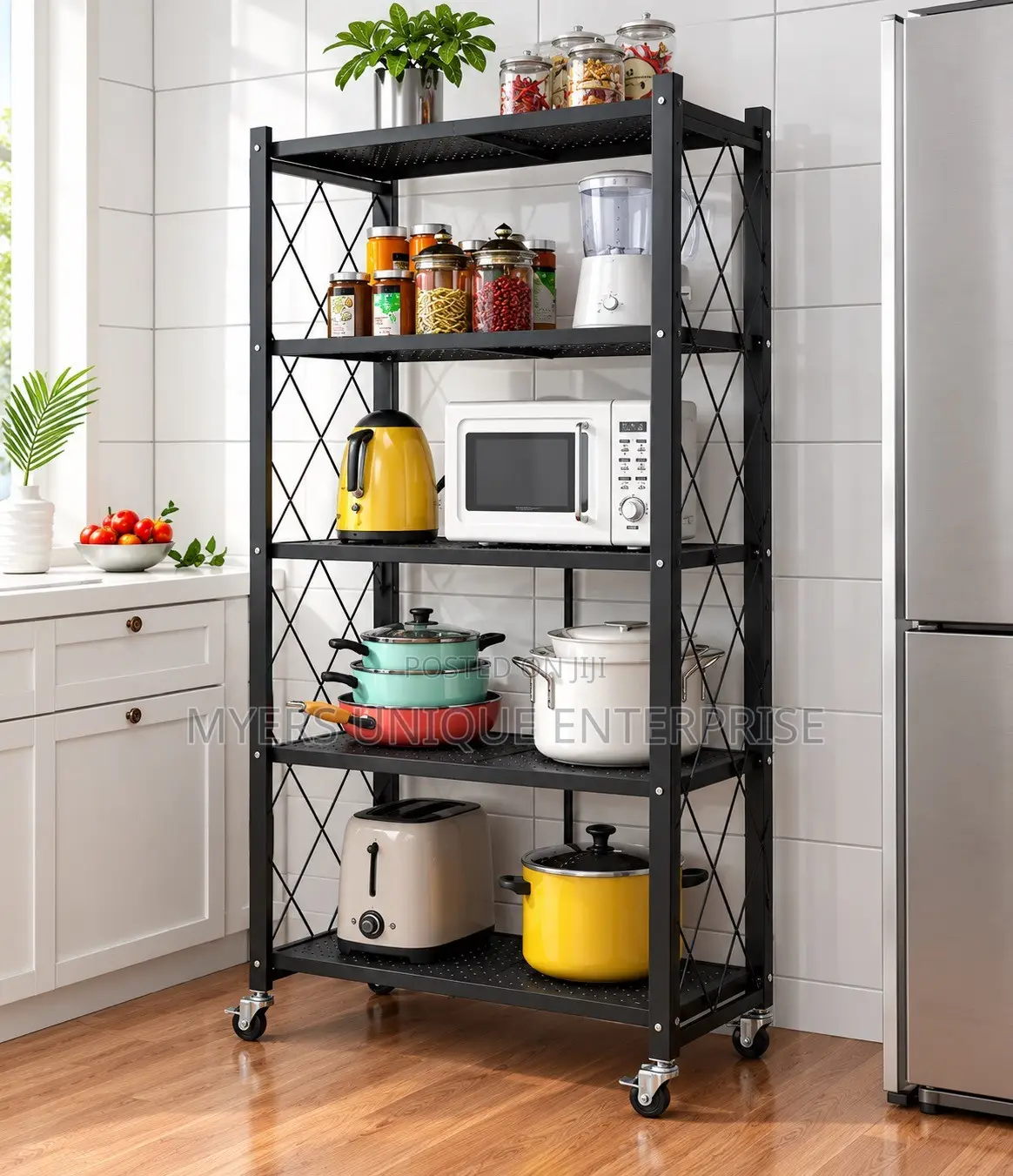 Space Saving Kitchen Storage Shelf