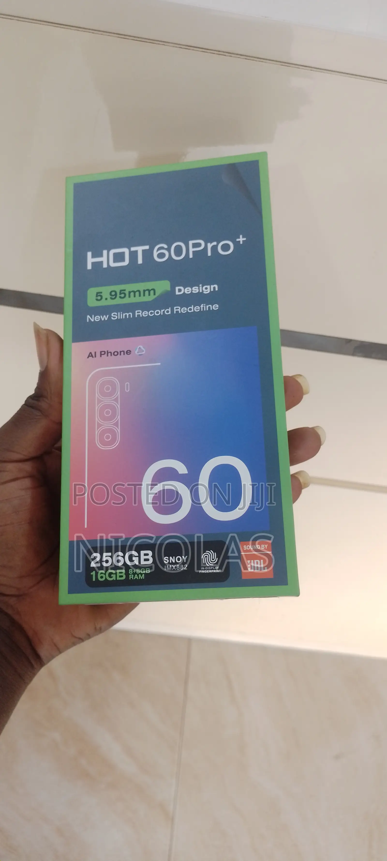 New Infinix Hot 60 Pro+ 256 GB Black