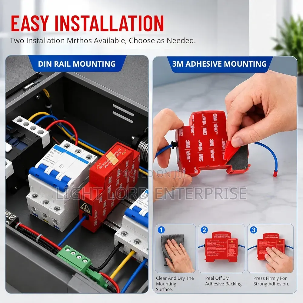 Rail Mounting Fire Extinguisher