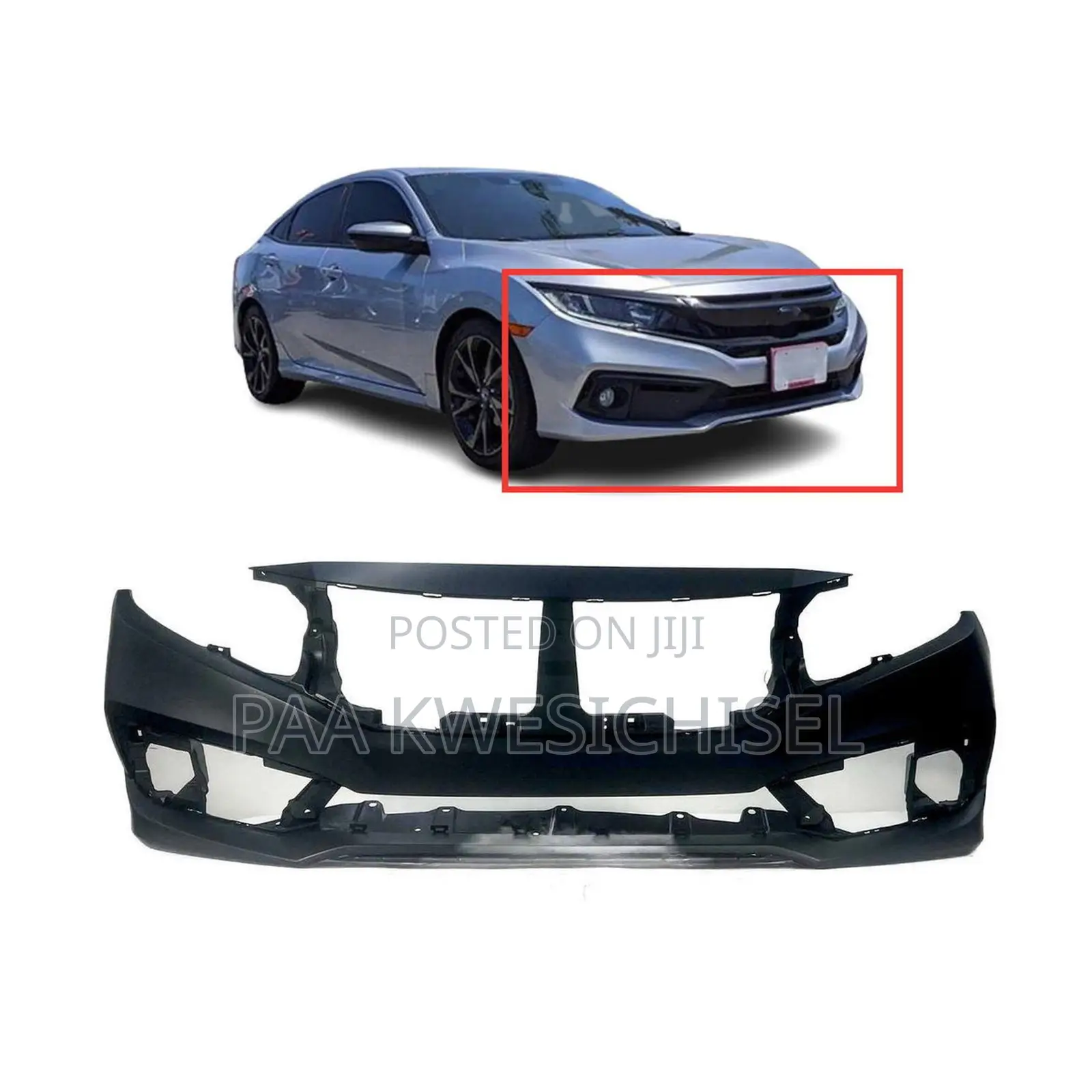 Honda Civic 2019 2020 2021 Front Bumper