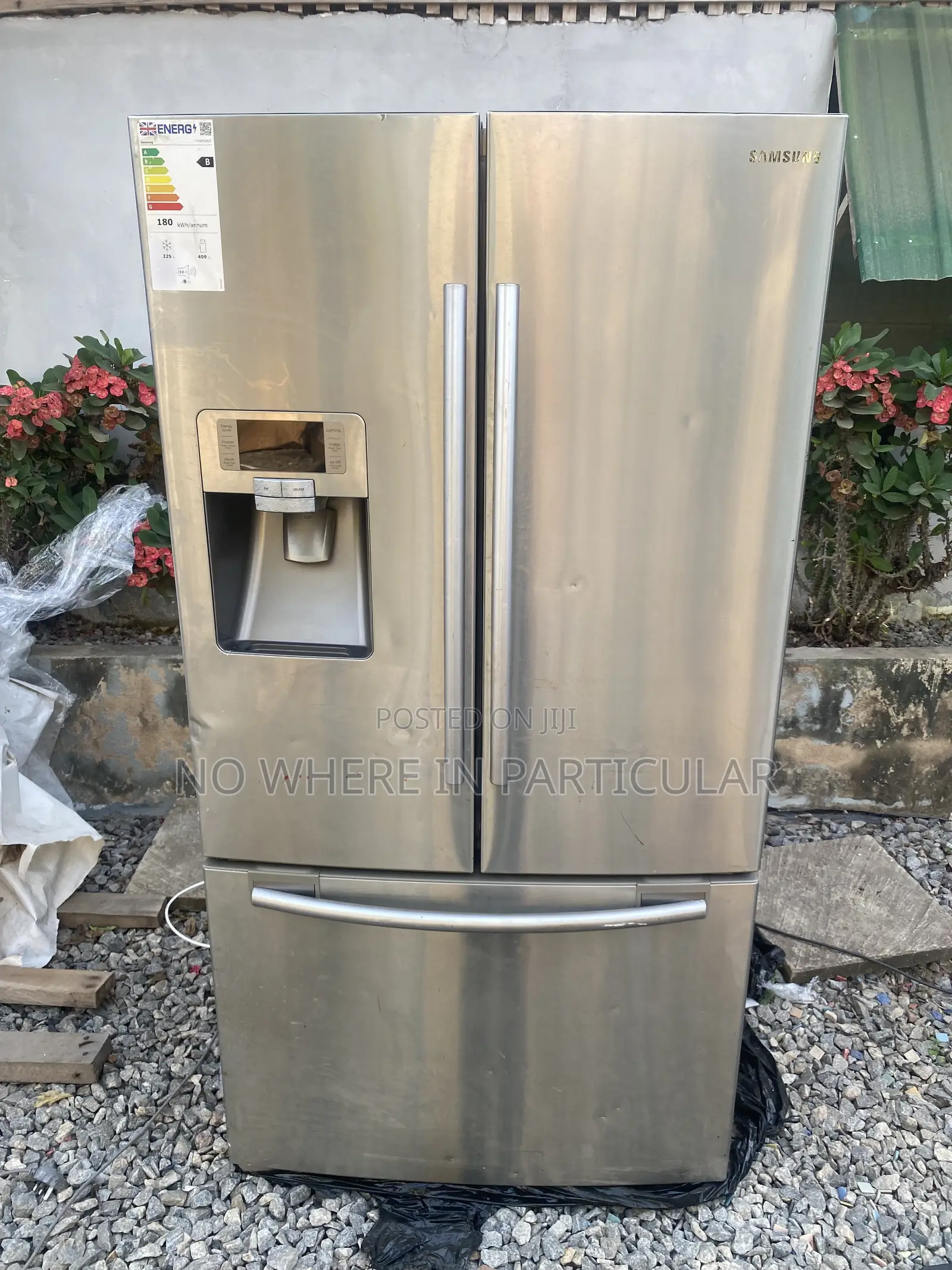 Samsung 3-Door Side-by-Side Refrigerator With Water Ice Dispen