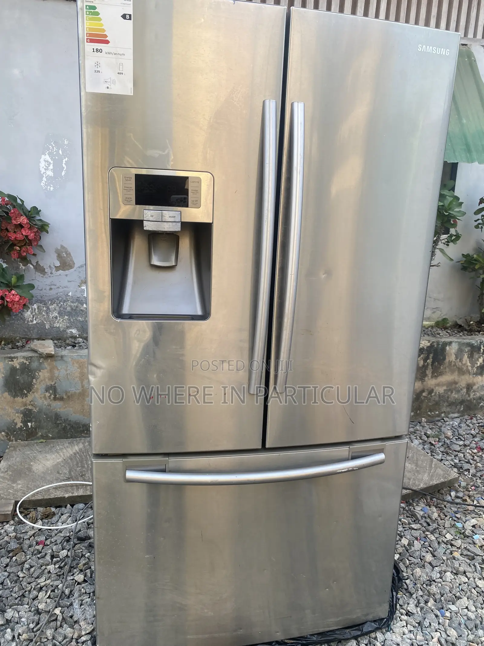 Samsung 3-Door Side-by-Side Refrigerator With Water Ice Dispen