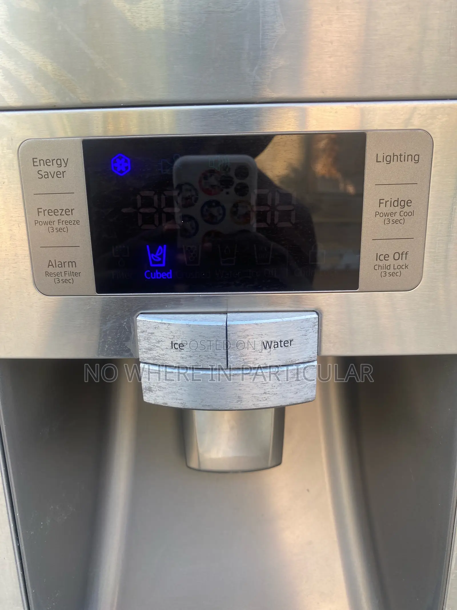 Samsung 3-Door Side-by-Side Refrigerator With Water Ice Dispen