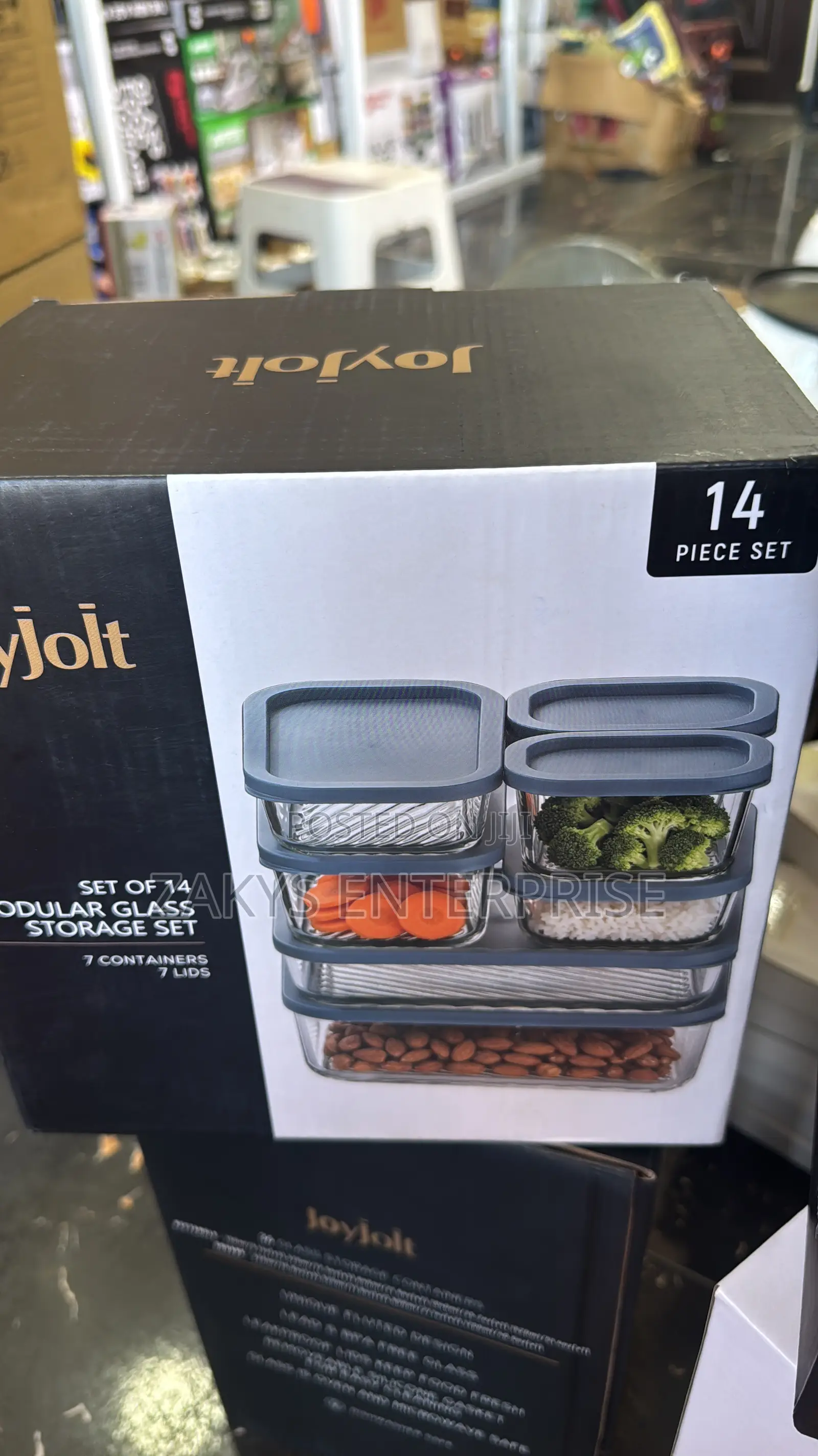 Modular 7set Glass Storage Bowls