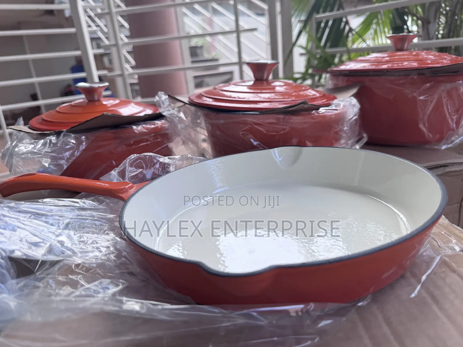 7pc Cast Iron Pot Available