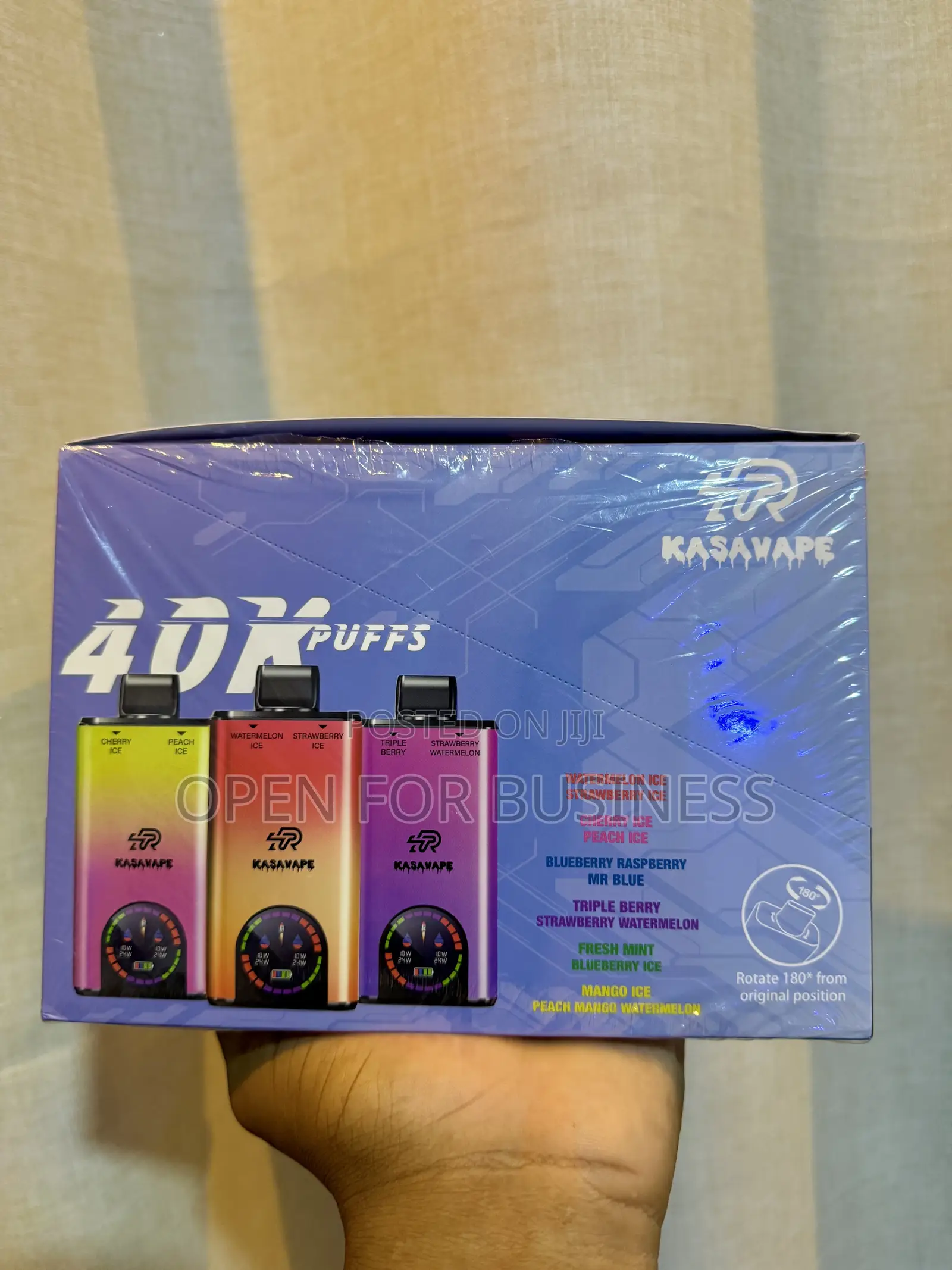 Kasavape 40,000 Puffs | Watermelon Ice Strawberry Ice | GHS 220