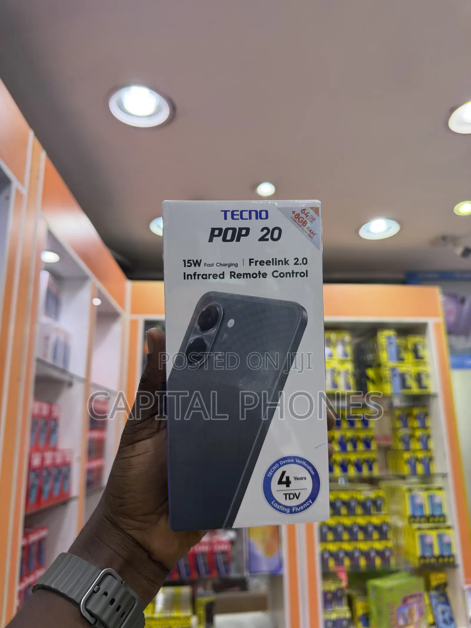 New Tecno Pop 20 64 GB Black