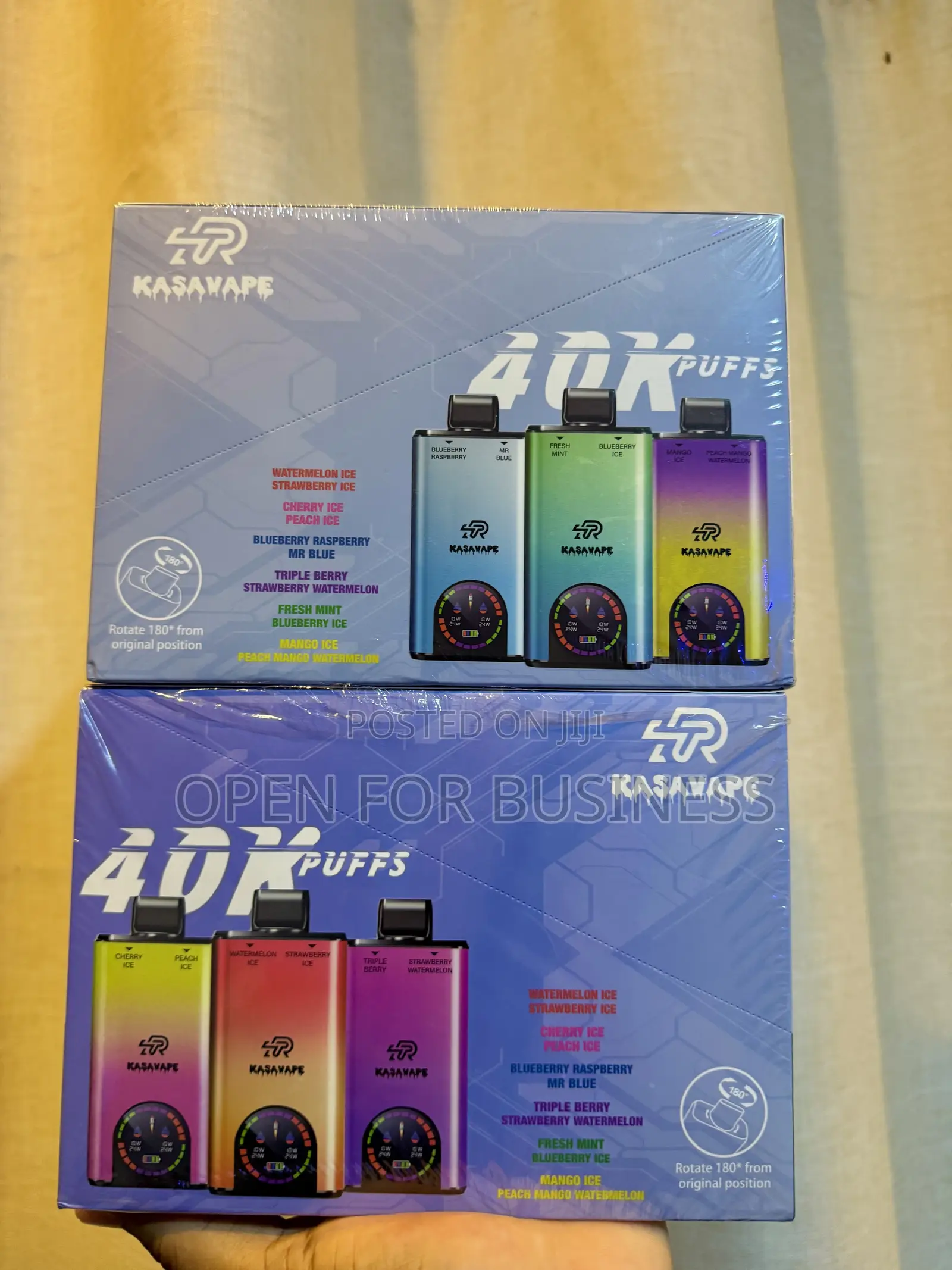 Kasavape 40,000 Puffs | Fresh Mint Blueberry Ice | GHS 220 Accra