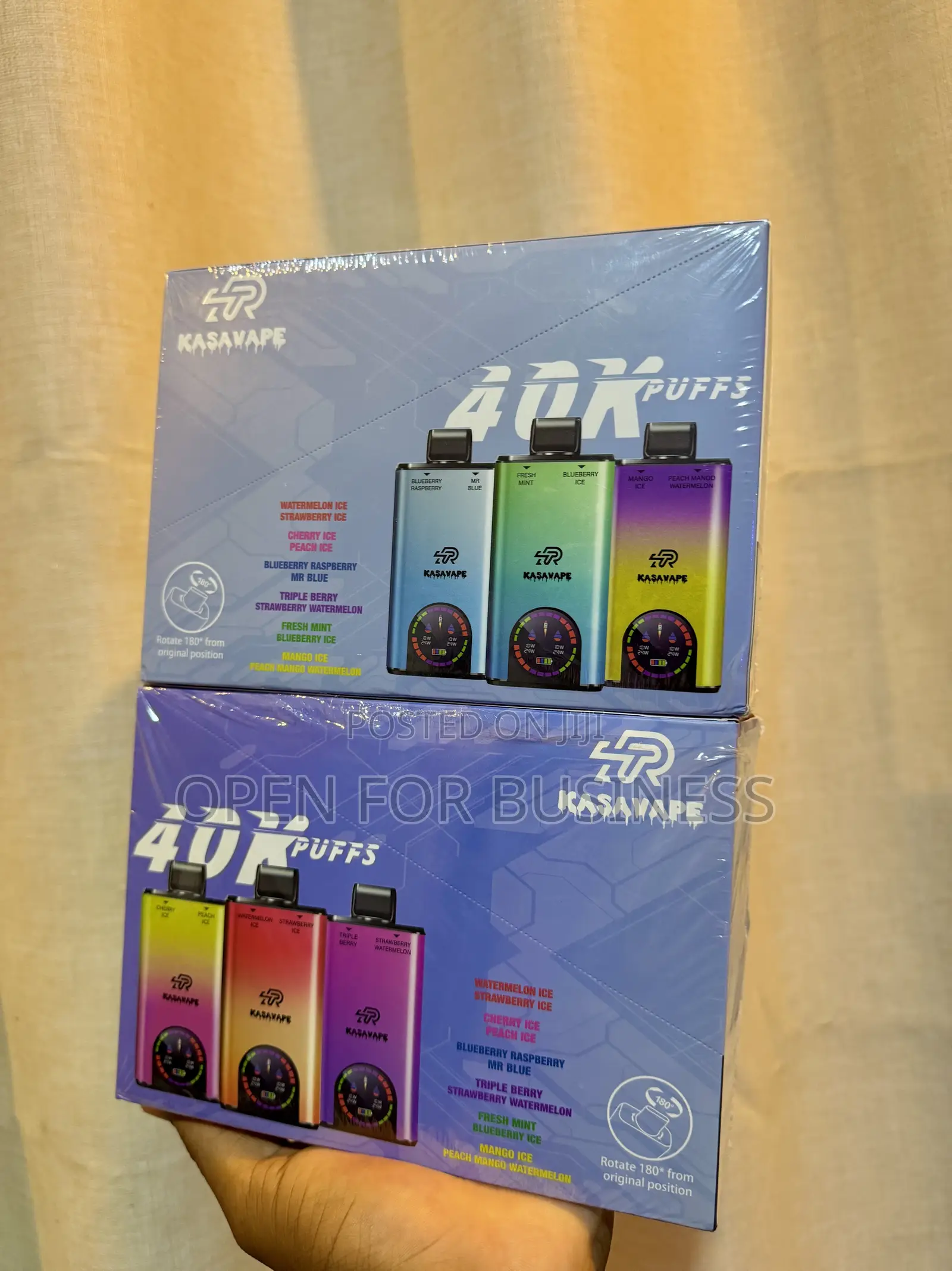Kasavape 40,000 Puffs | Mango Ice Peach Mango Watermelon | GHS 220