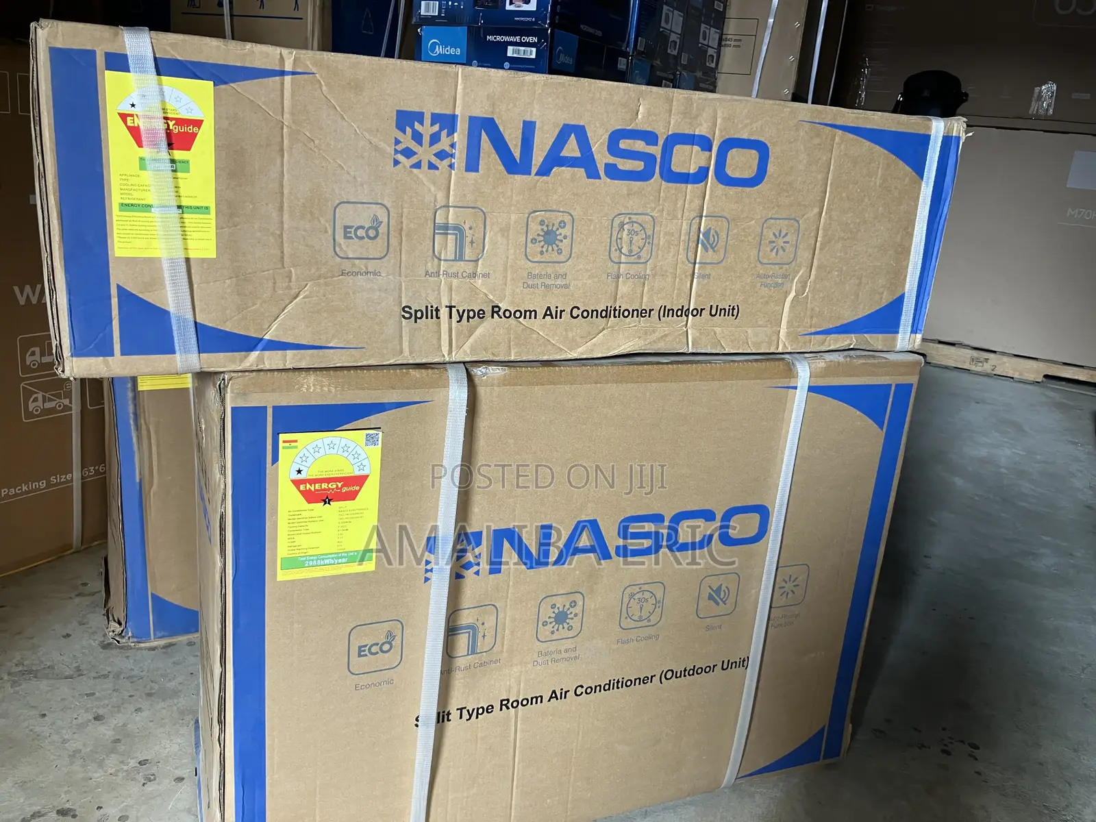 Nasco 2.0hp Mirror Glass Split AC