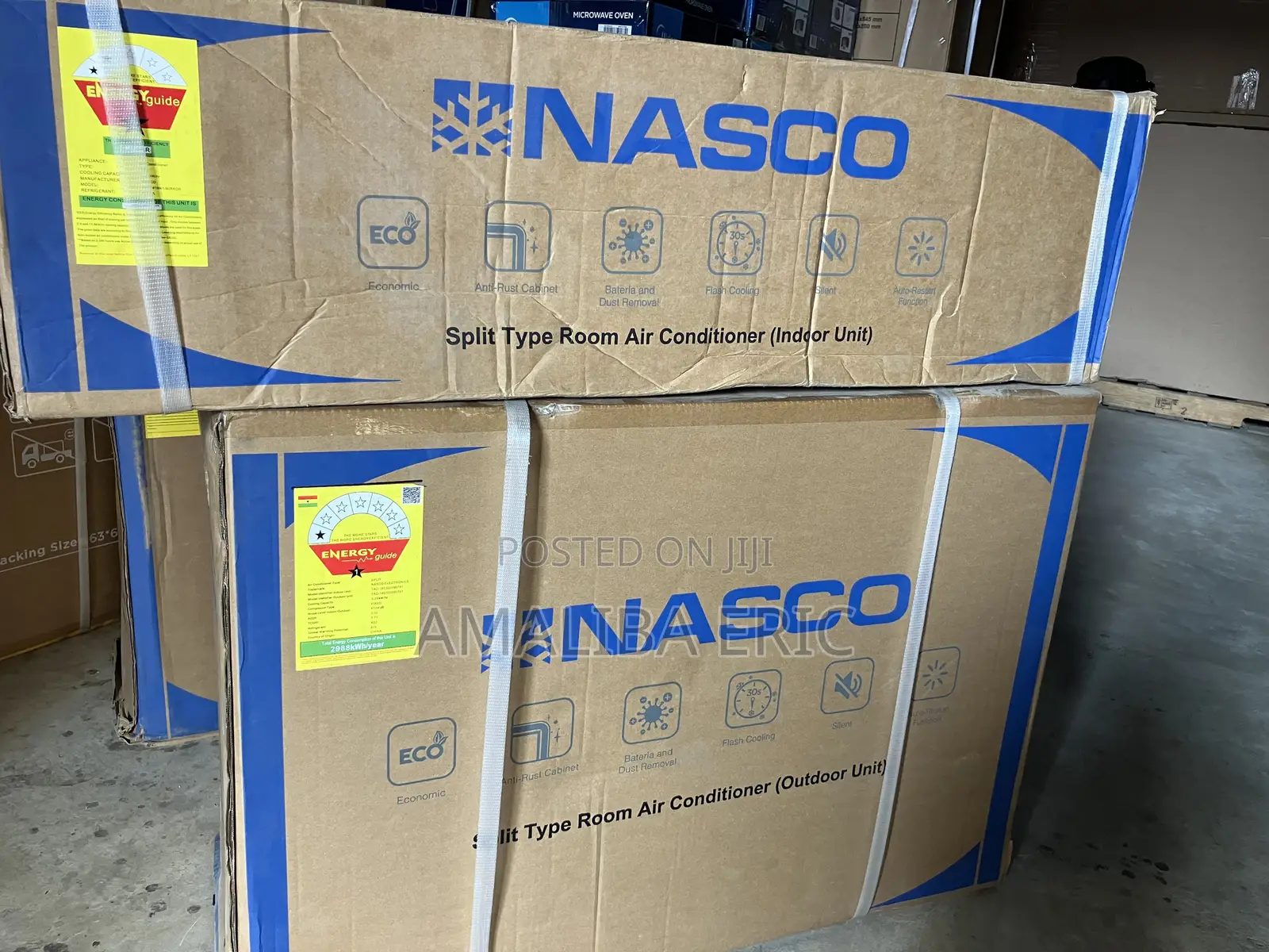 Nasco 2.0hp Mirror Glass Split AC