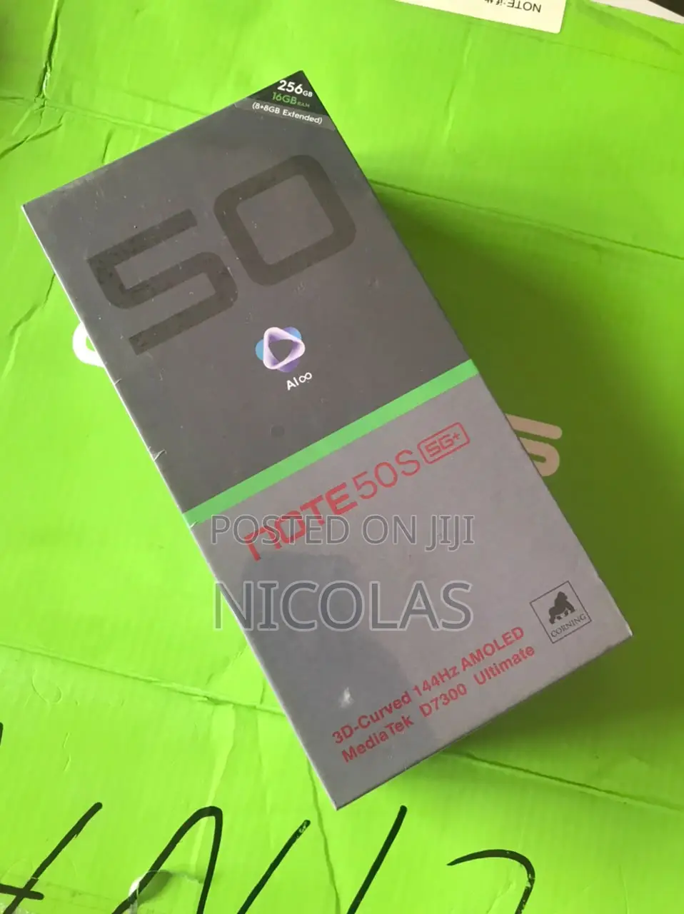 New Infinix Note 50s 256 GB Black