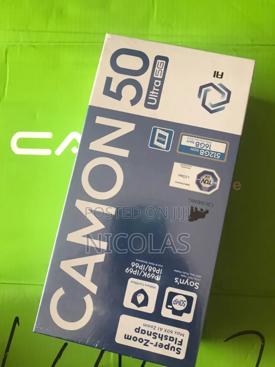 New Tecno Camon 50 Ultra 512 GB Black
