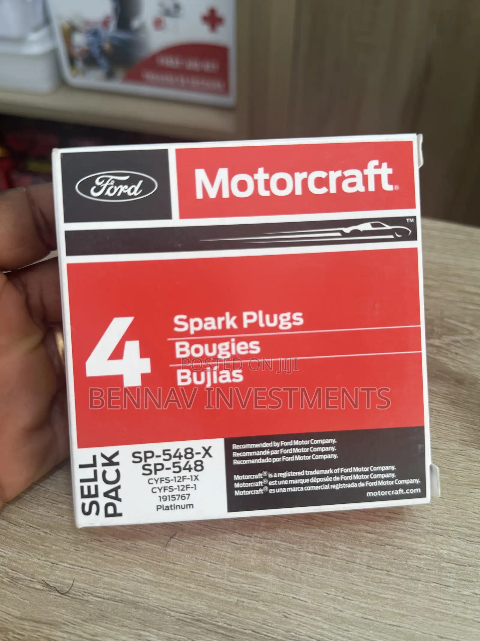 OEM Motorcraft SP-548 Spark Plugs for F-150