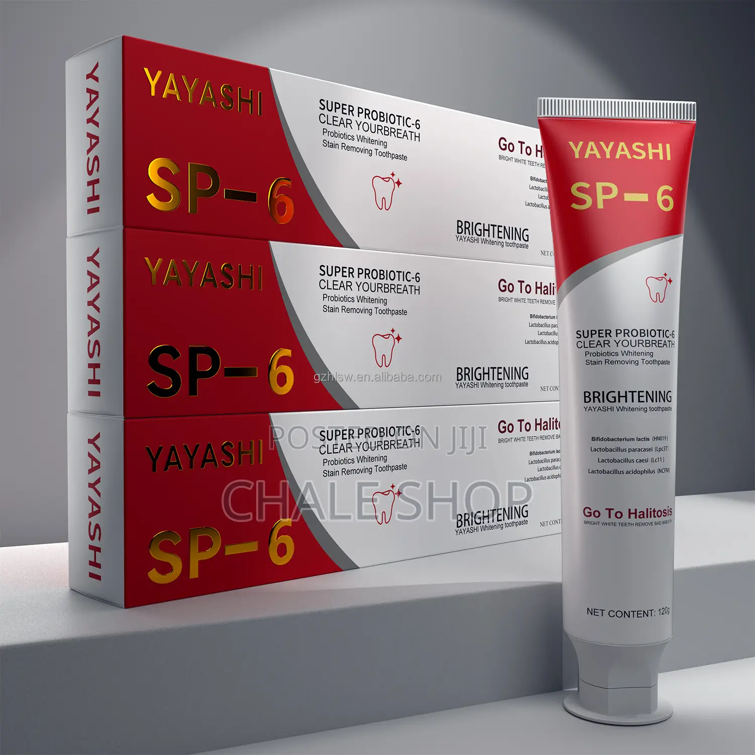 YAYASHI SP 6-Strain Probiotic Whitening Toothpaste – Fluoride-Free
