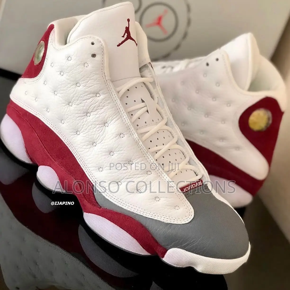 JORDAN 13 RED-White