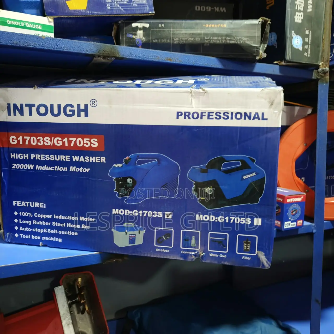 Get Great Quality 2KW Intough High Pressure Washer at an Amazing Offer