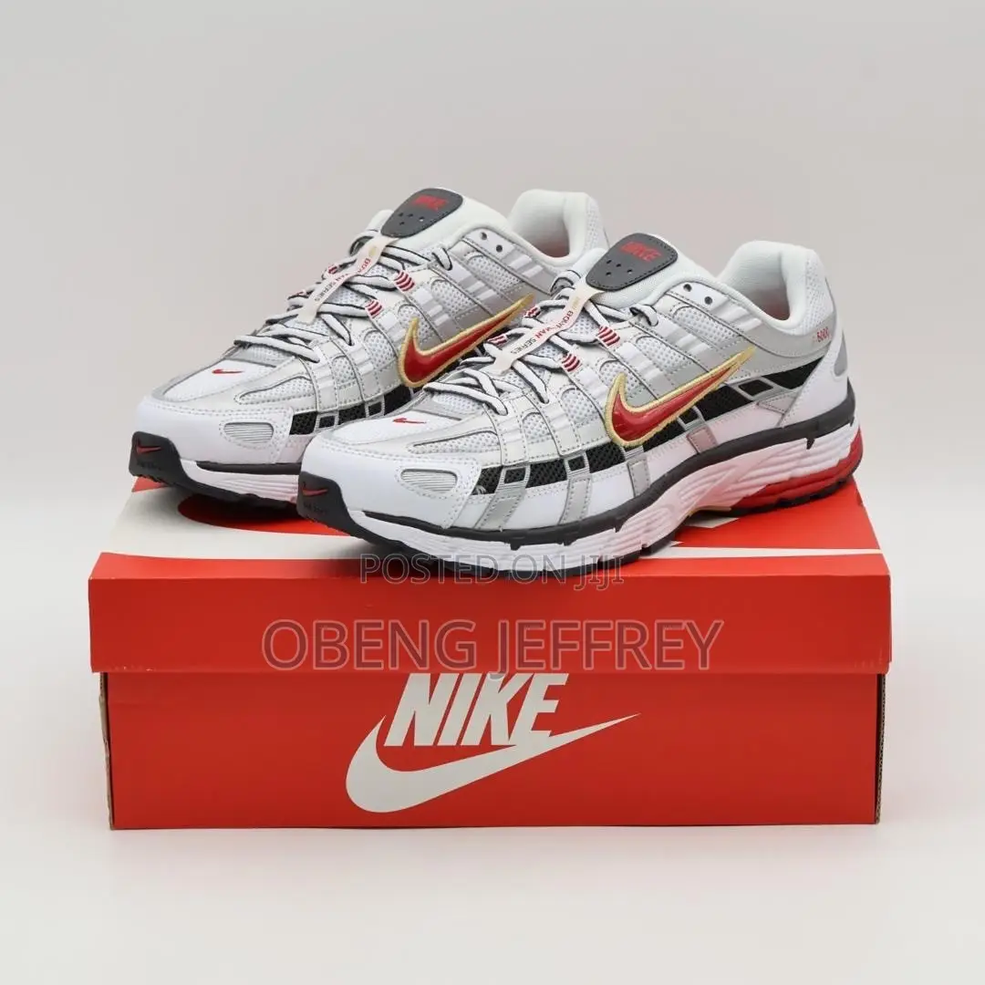 Original Nike P-6000 White/ Varsity Red