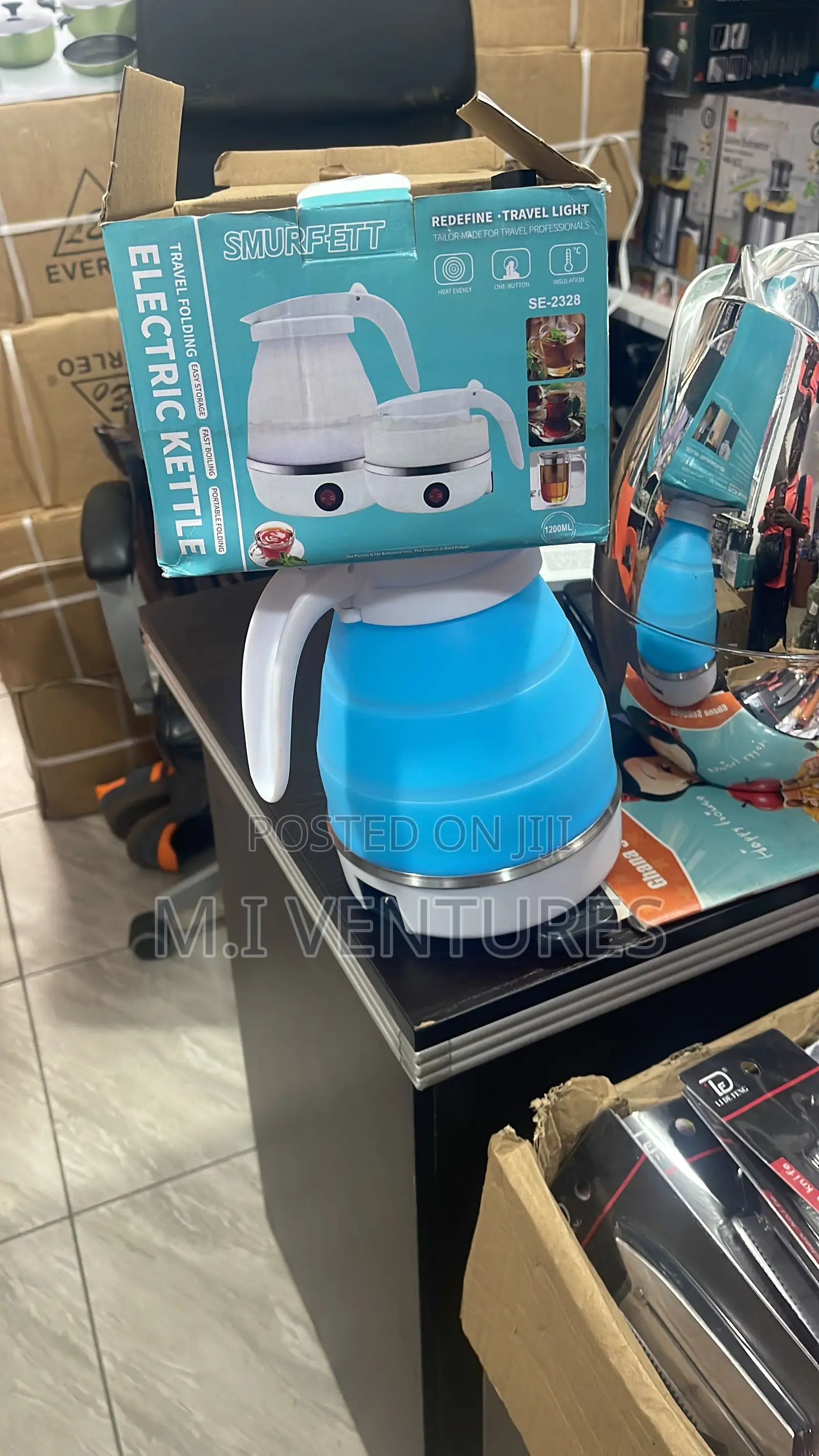 1.2L Travel Foldable Kettle