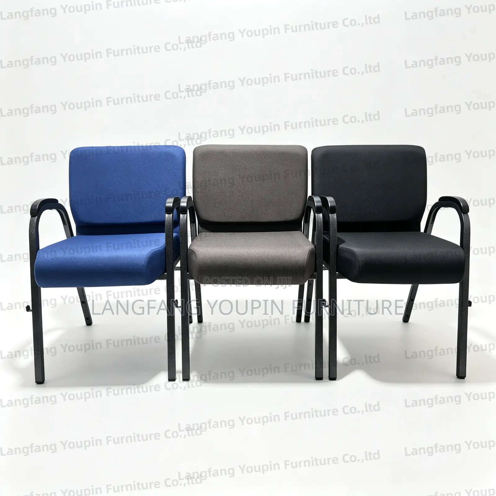 Affordable Padded Church Chairs, Stackable for Church Community Hall