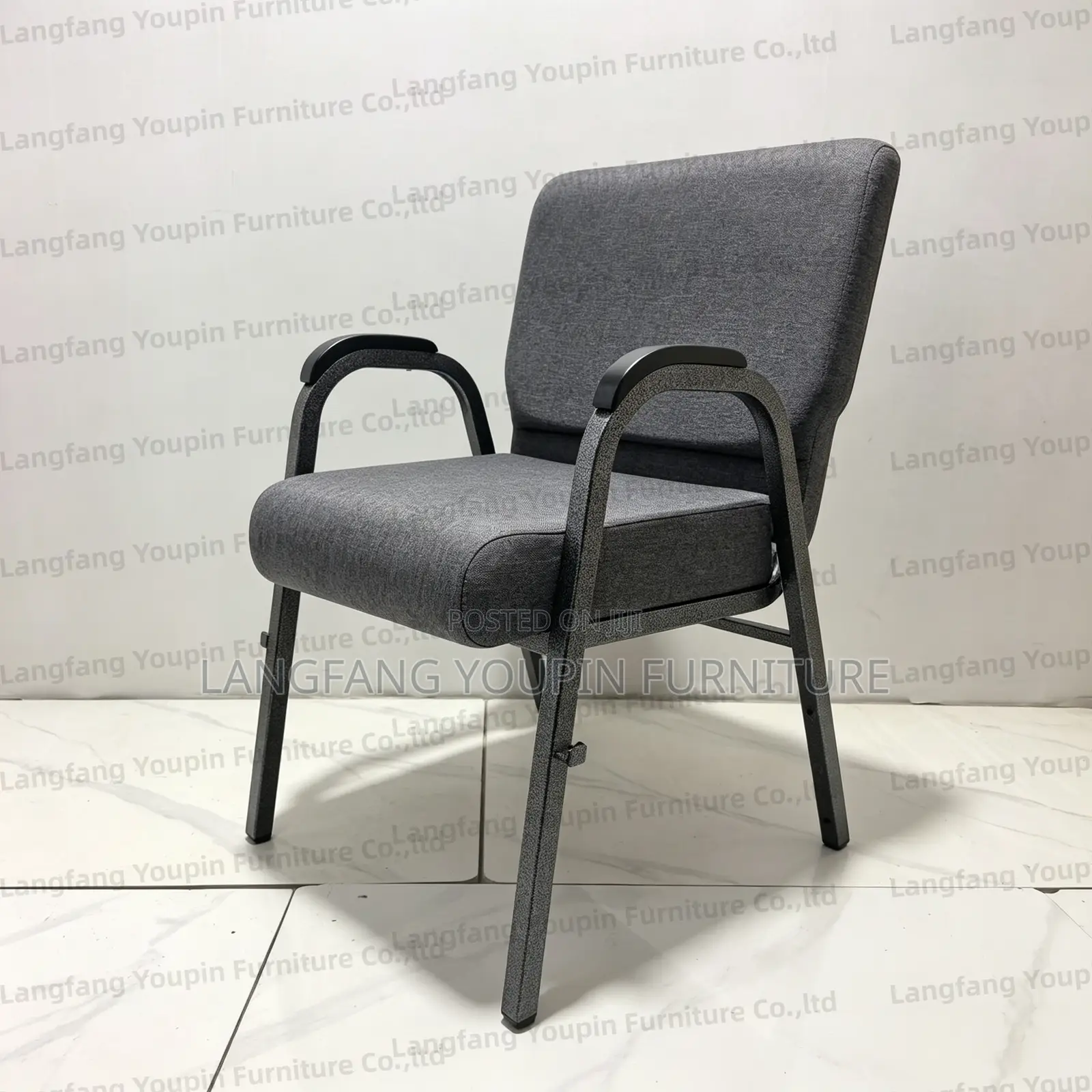Affordable Padded Church Chairs, Stackable for Church Community Hall