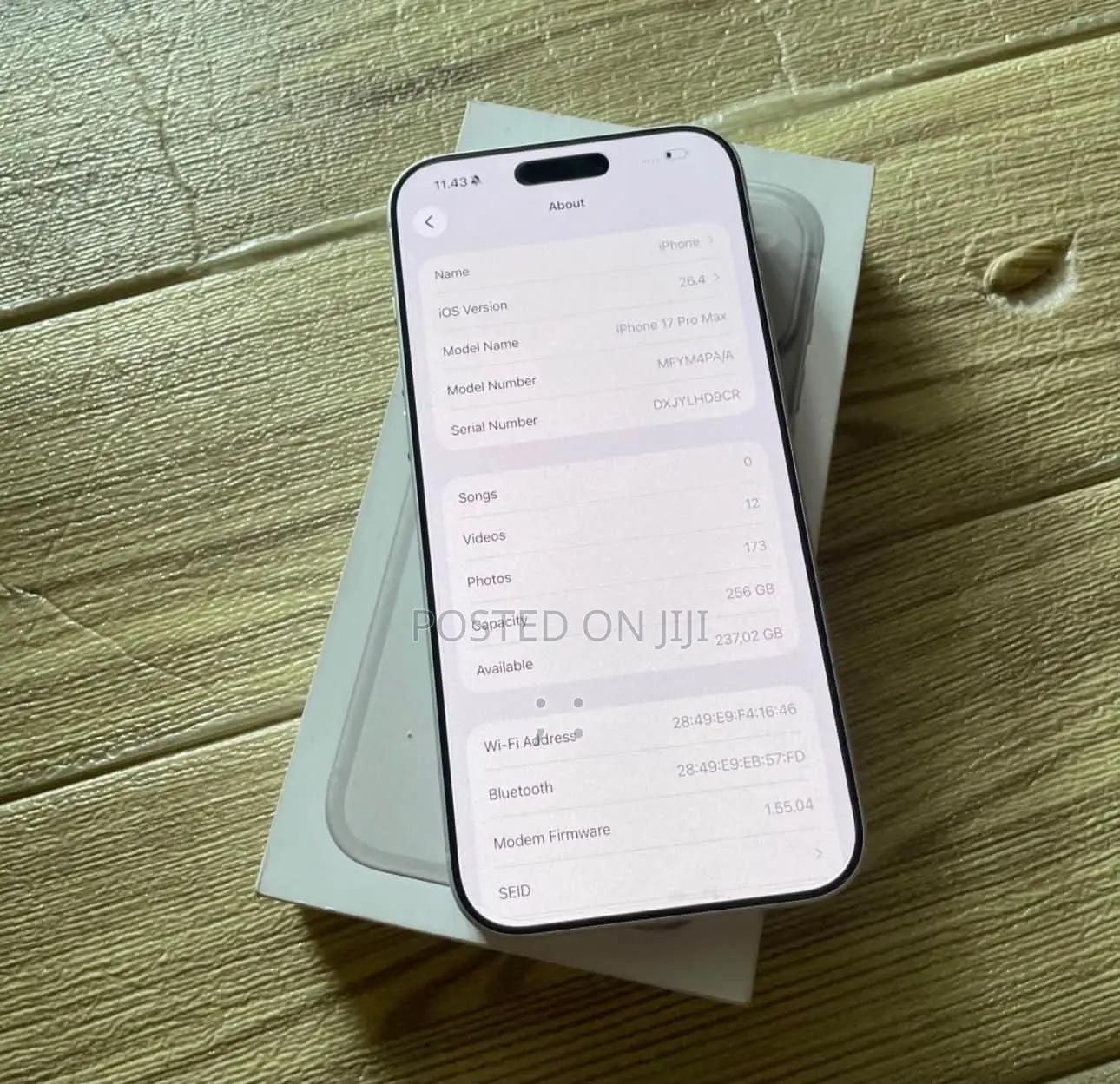 Apple iPhone 17 Pro Max 1 TB Silver