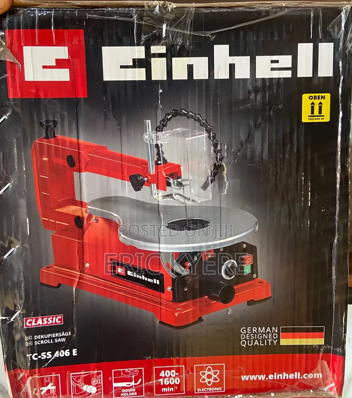 Einhell Scroll Saw - Electronic Speed Control Woodworking Saw