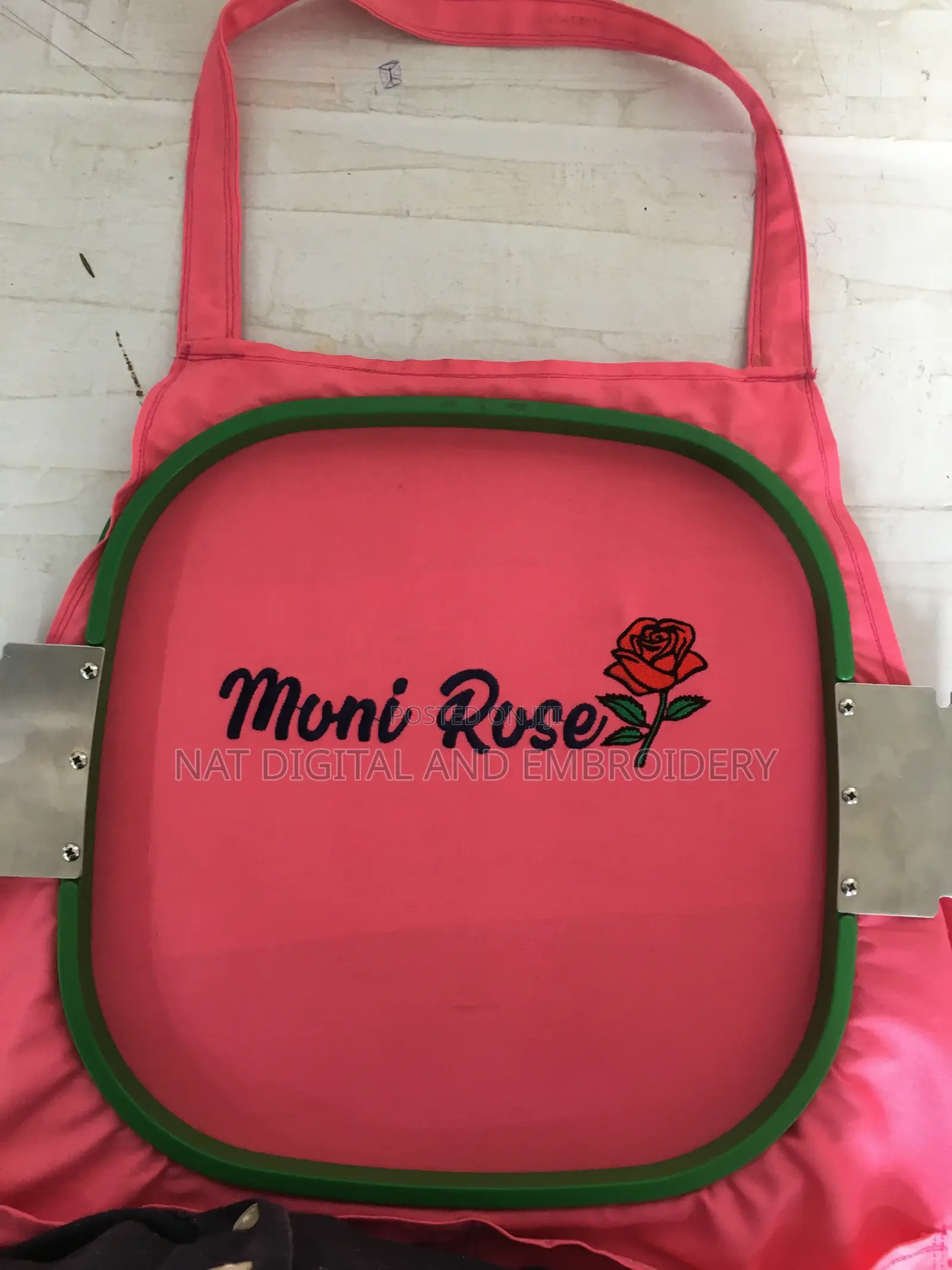 Printing Apron School Crest