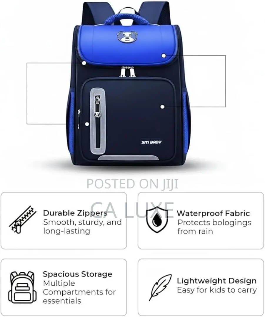 Waterproof Kids School Travel Bag Backpack