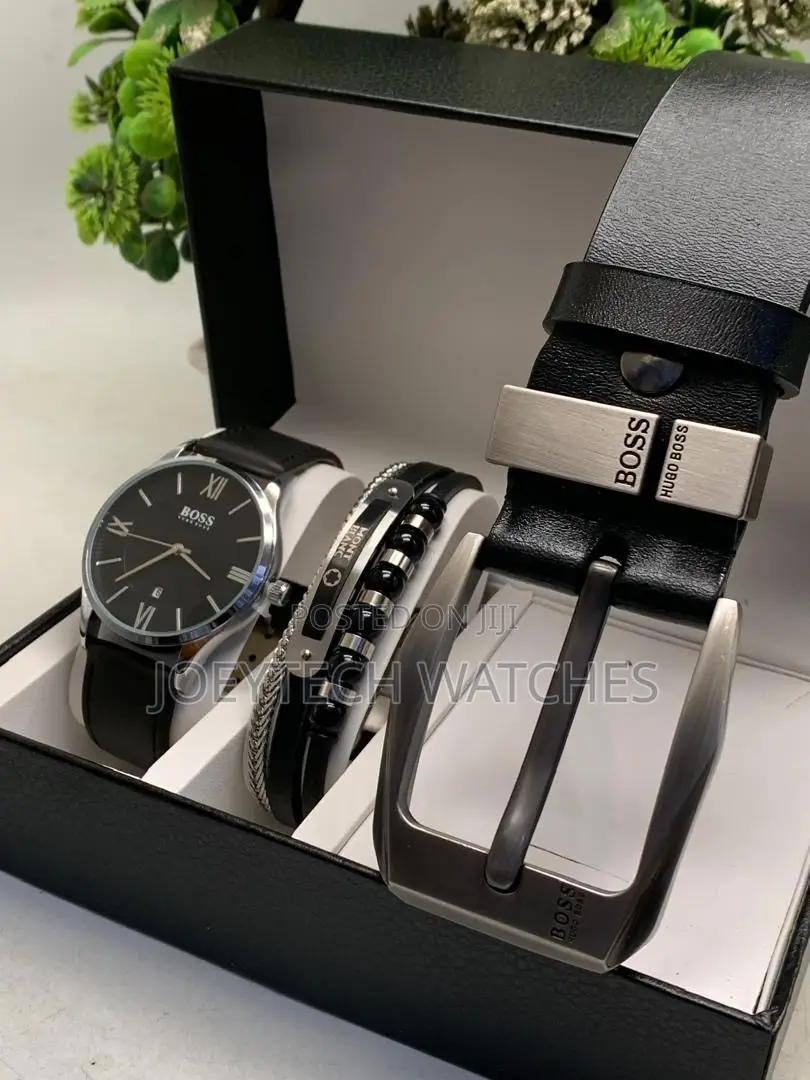 Casio Black Rose-Gold Classic Gift Set