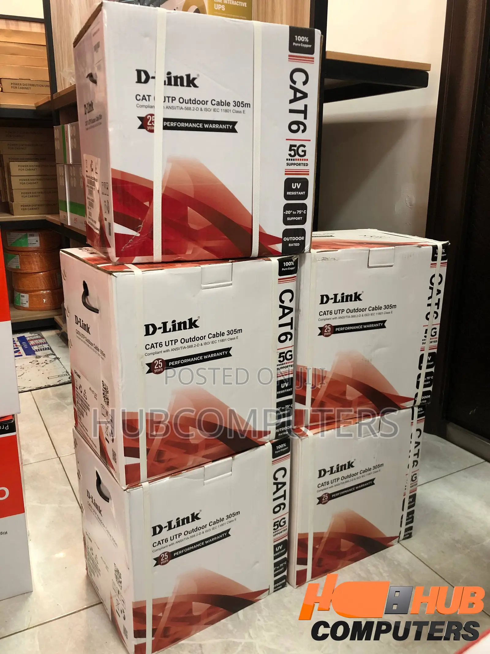 D-Link Outdoor Cat 6 Cable 305m Utp