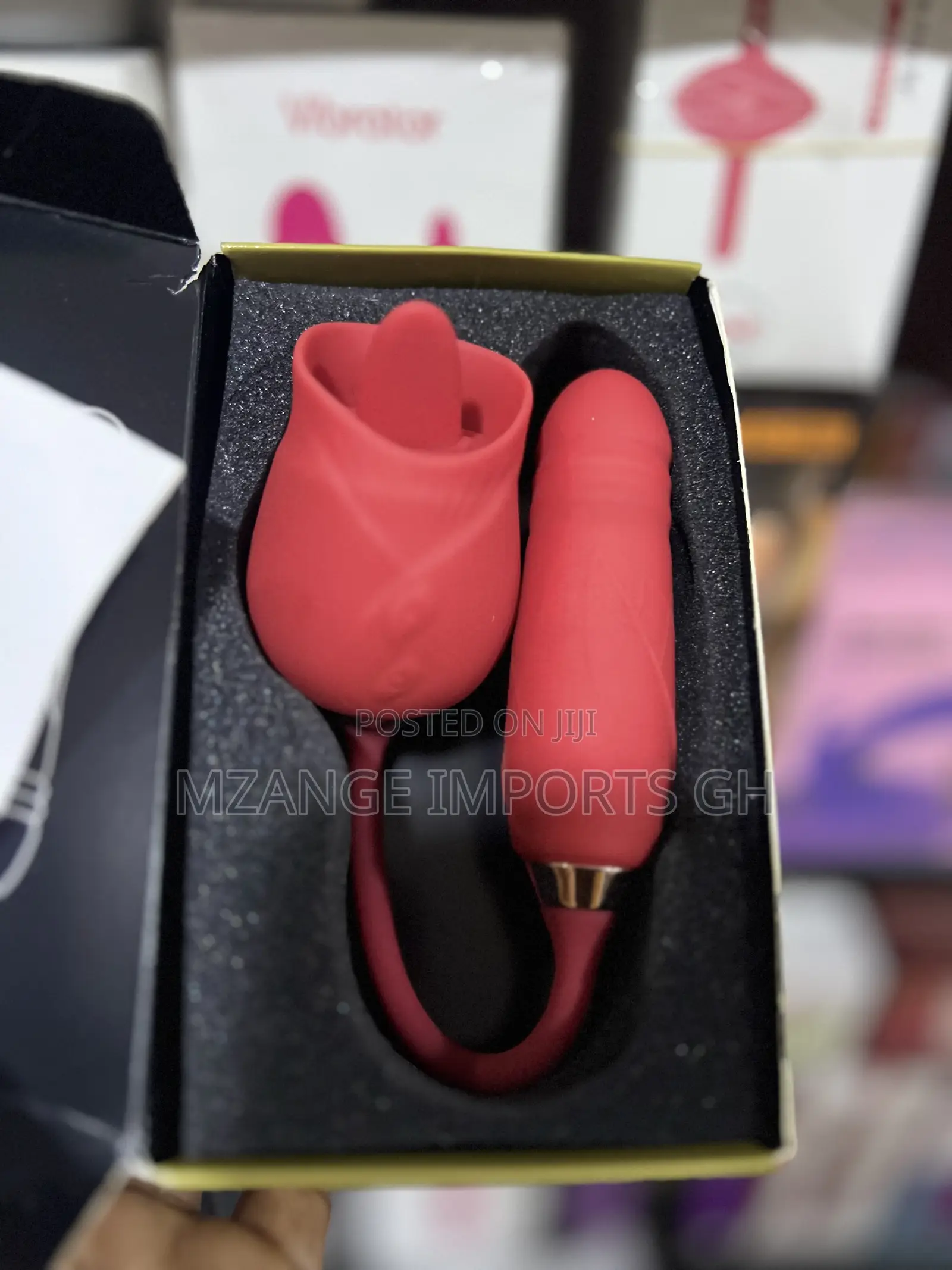 2 in 1 Double Rose Licker Vibrator