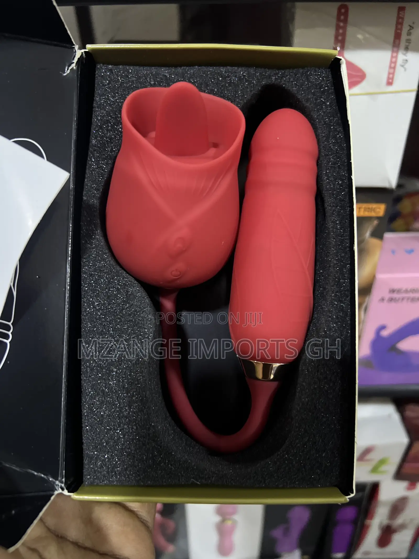 2 in 1 Double Rose Licker Vibrator