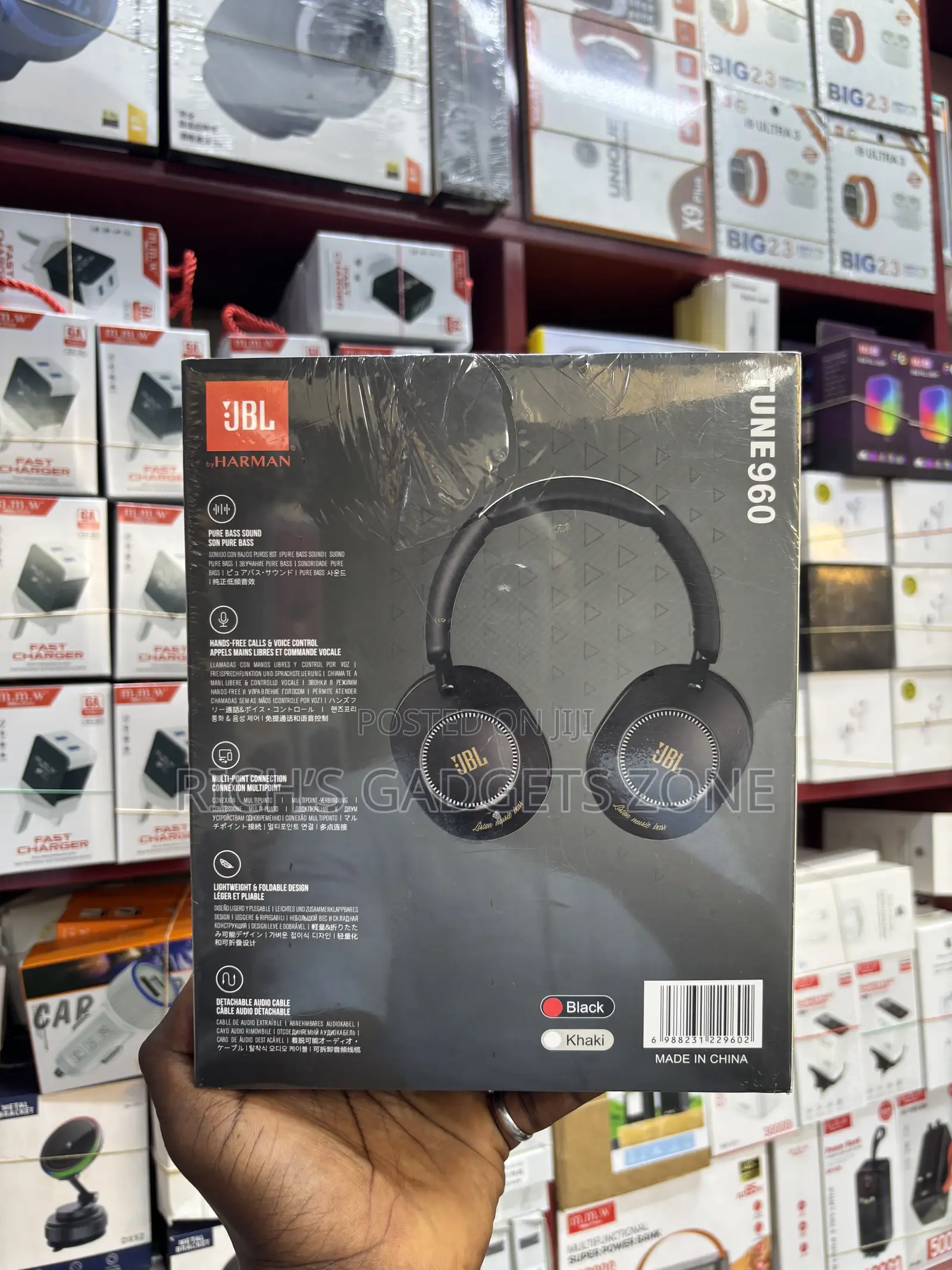 JBL Tune 960 Noise Cancelling Headphones – Sealed