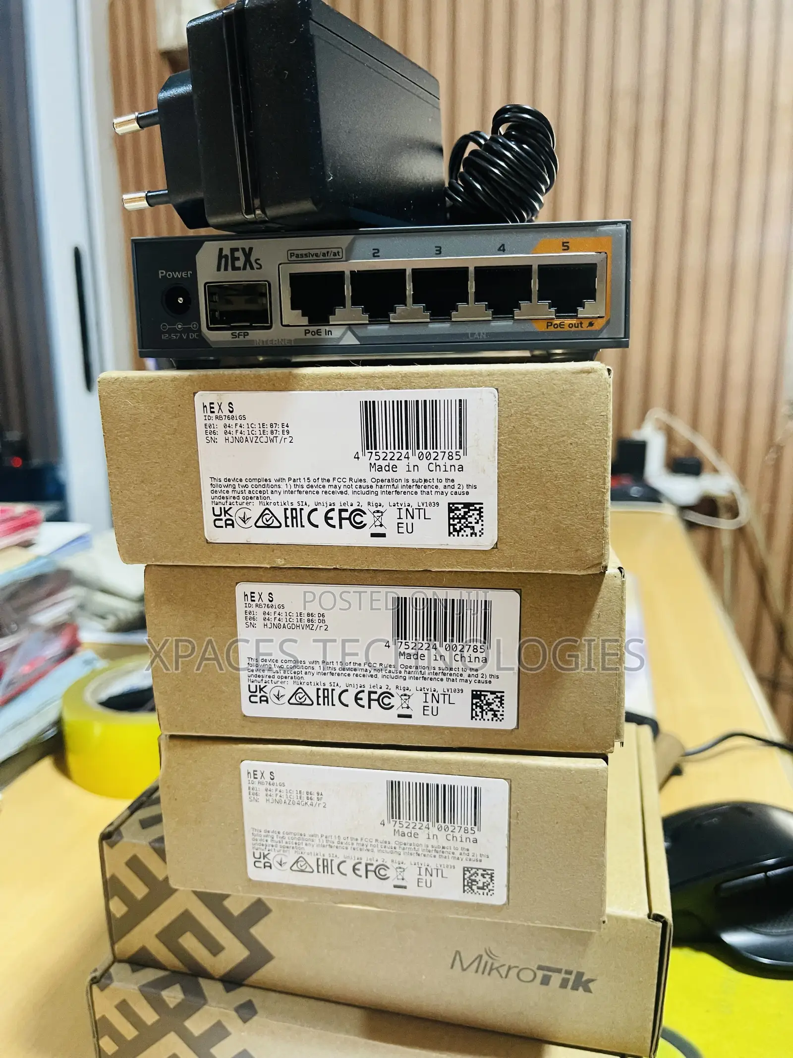 MikroTik hEX S Gigabit Router With SFP, PoE Out and MicroSD Rb760iGs
