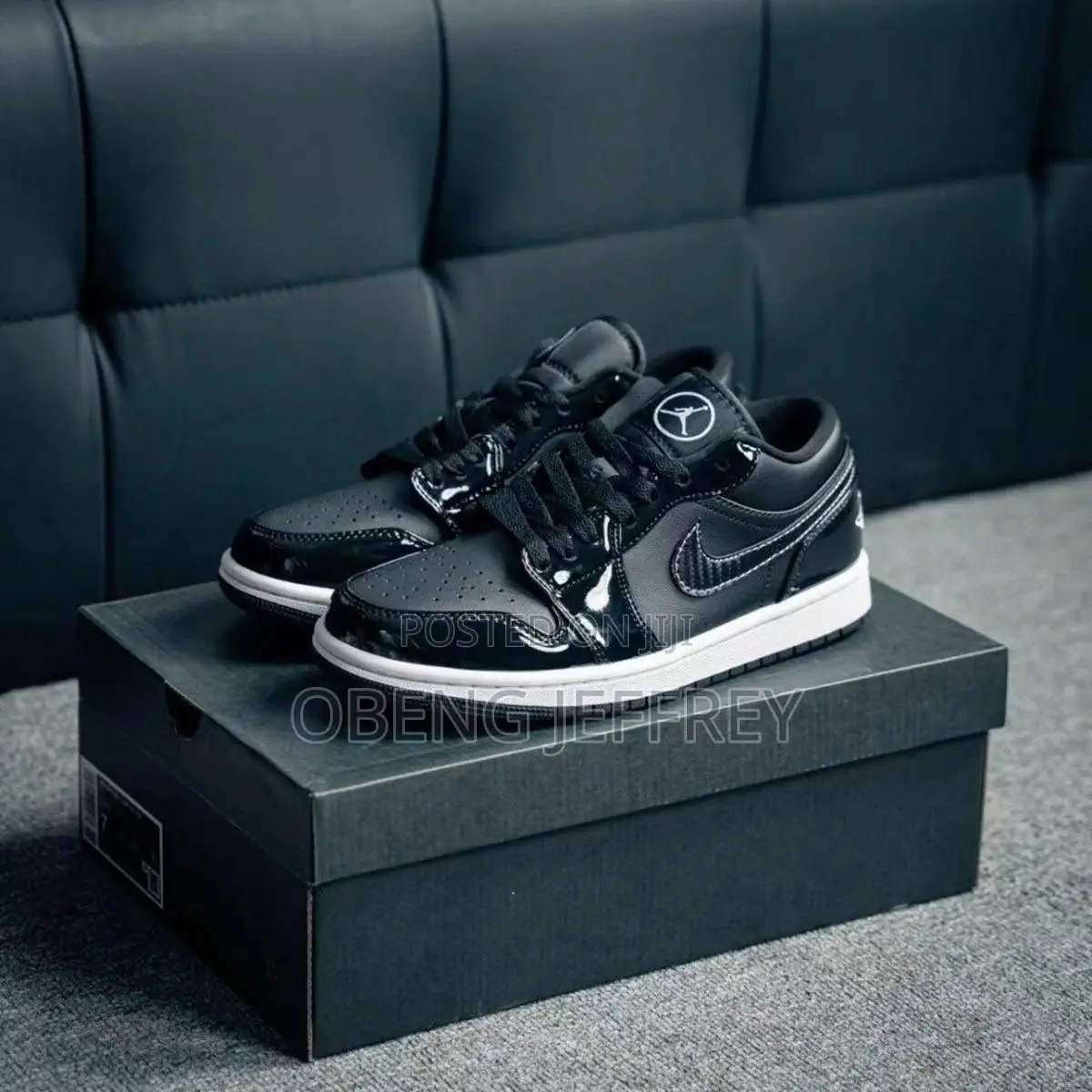 Original Air Jordan 1 Low Se Black/White