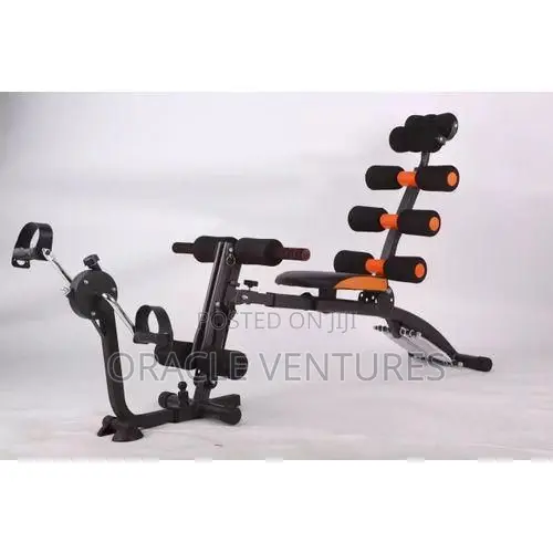 Six Pack Care Abdominal Machine - Black/ Red