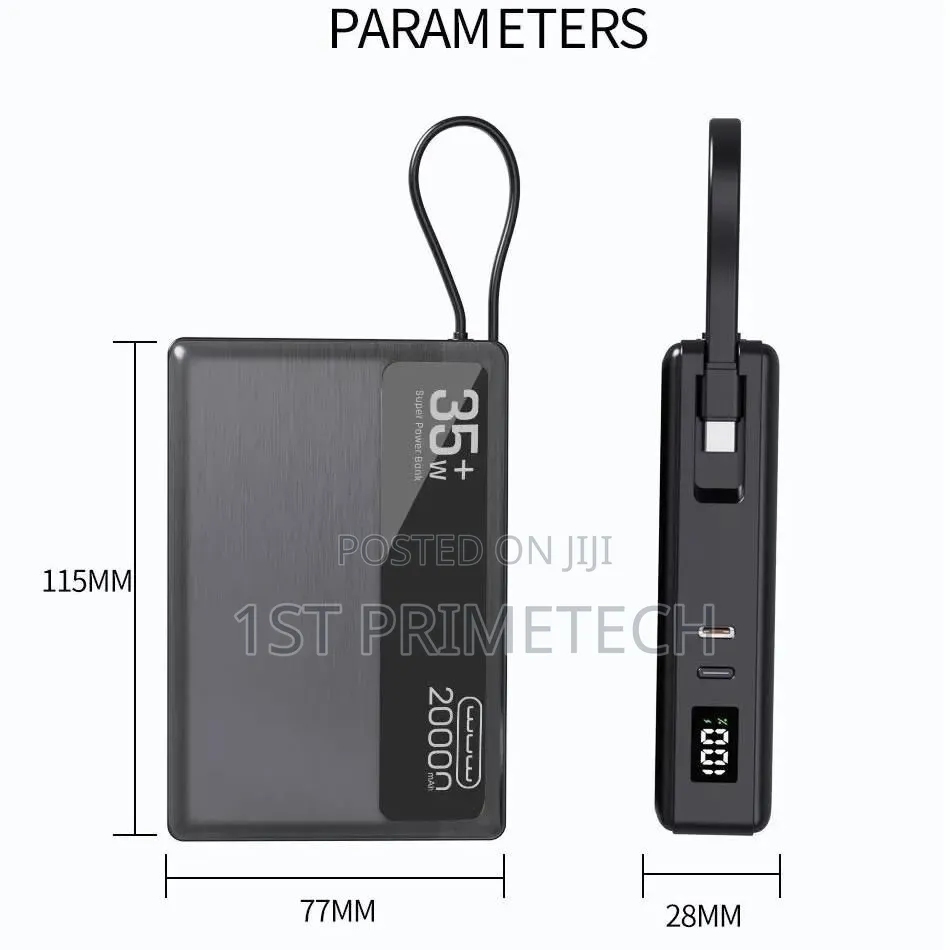 Wuw 20,000 Mah 35w Power Bank