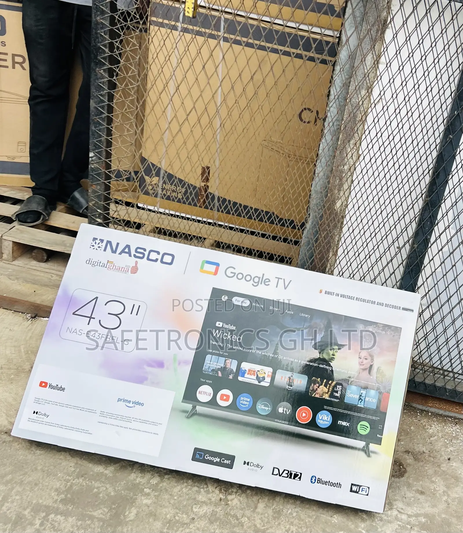 Experience Frameless 43 Inch Smart HD Nasco Led TV