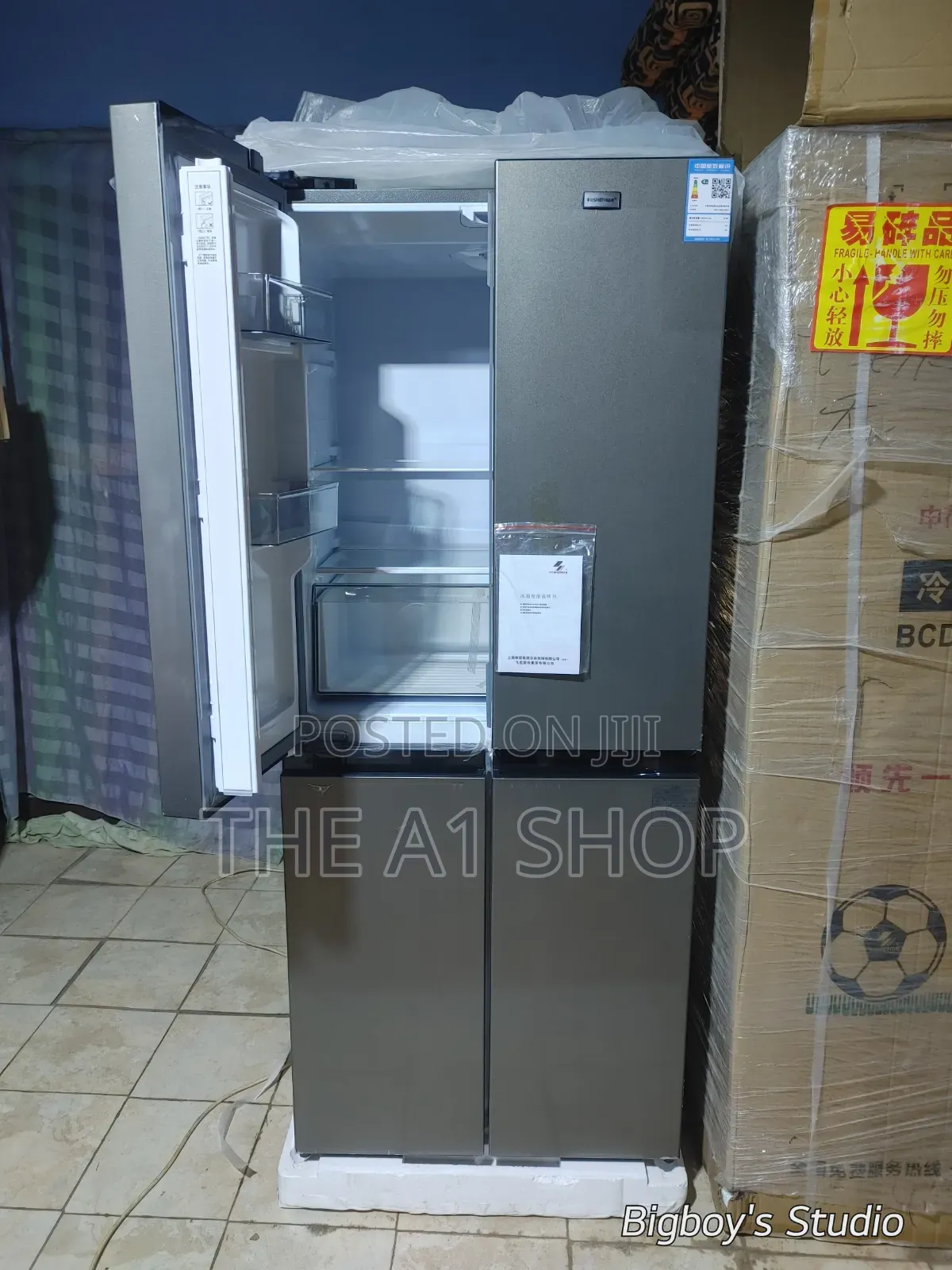 Side by Side 4 Doors Refrigerator for Sale