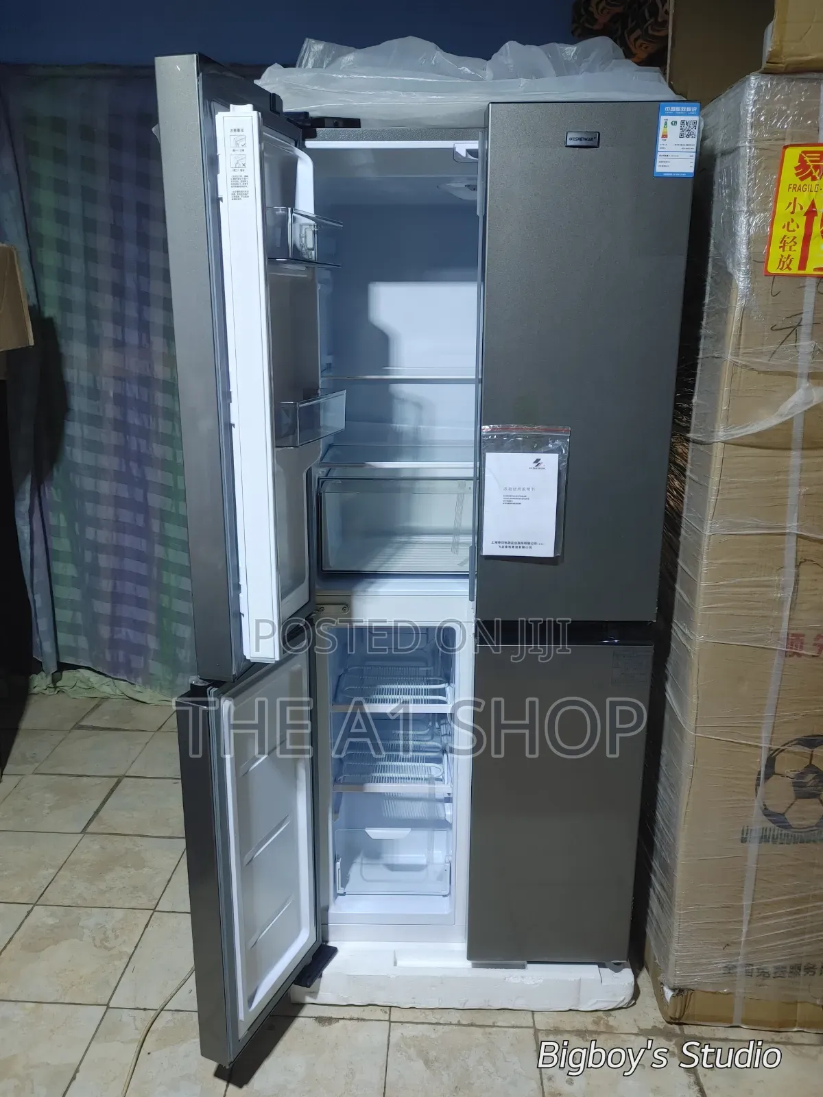 Side by Side 4 Doors Refrigerator for Sale