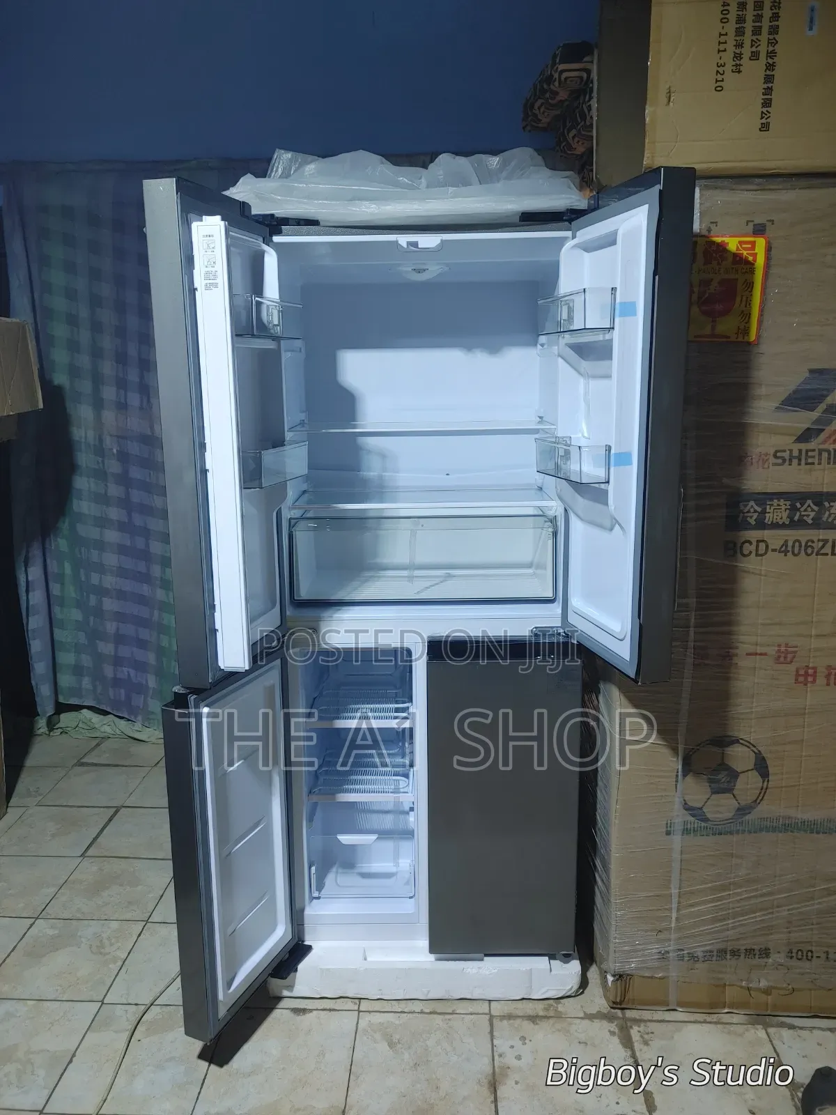 Side by Side 4 Doors Refrigerator for Sale