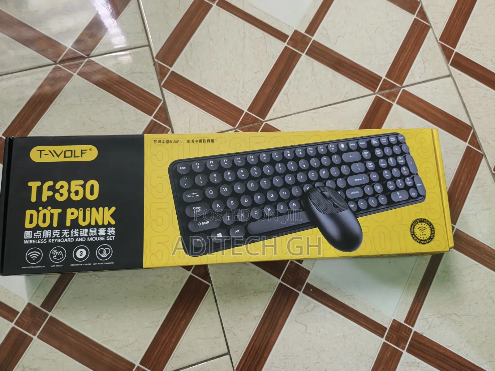 Original T-Wolf Tf350 Wireless Mechanical Keyboard and Mouse