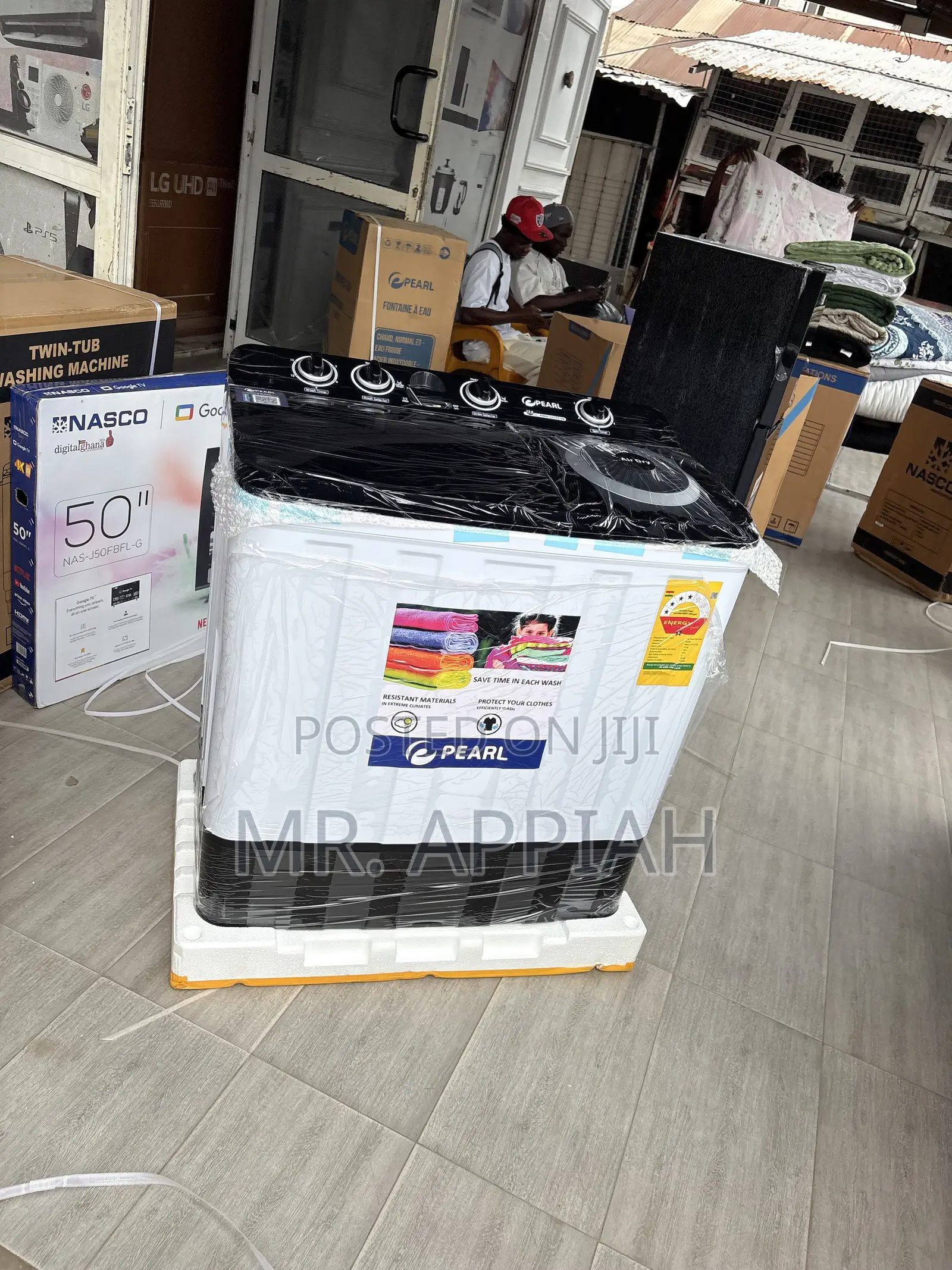 Super Classic Pearl 15kg Semi-Automatic Washing Machine(Spin Dry).