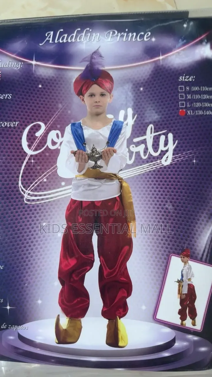 Aladin Book or Cartoon Costumes for Kids