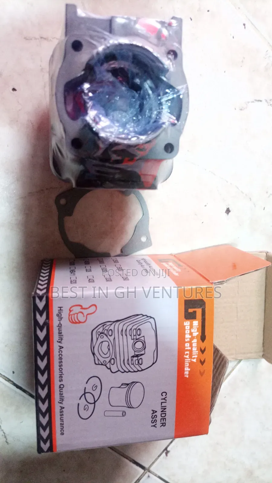 2 Stroke 43cc Engine Block With Piston and Rings Gasket Set