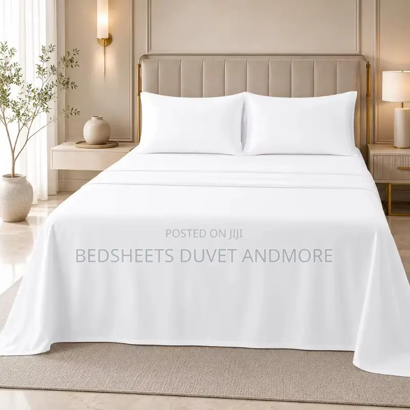 Hotel Cotton White Bedsheet