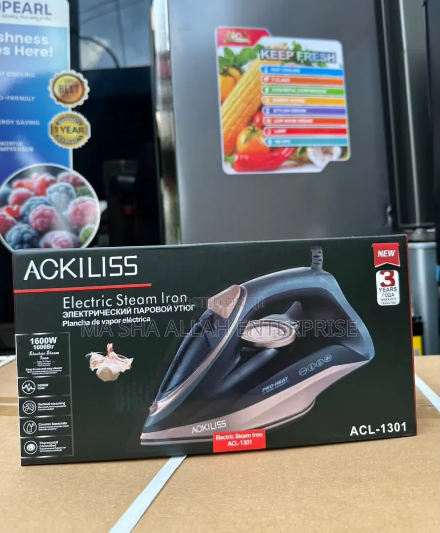 Powerful and Durable Ackiliss Steam Iron